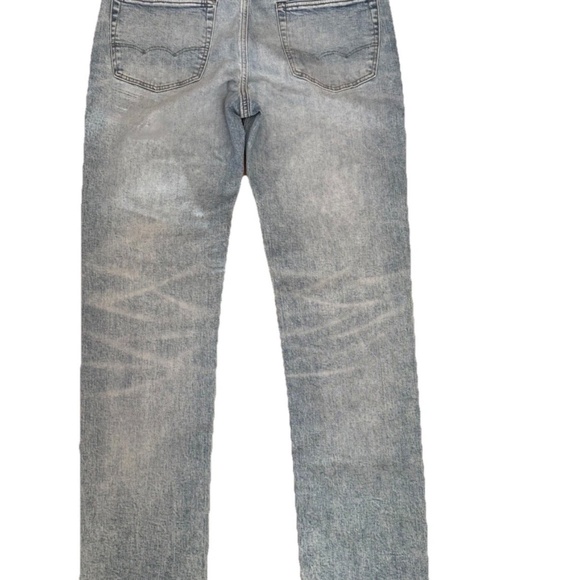 NWOT American Eagle Jeans Mens Slim Straight Flex Light Blue Wash 34x34 - Picture 4 of 5